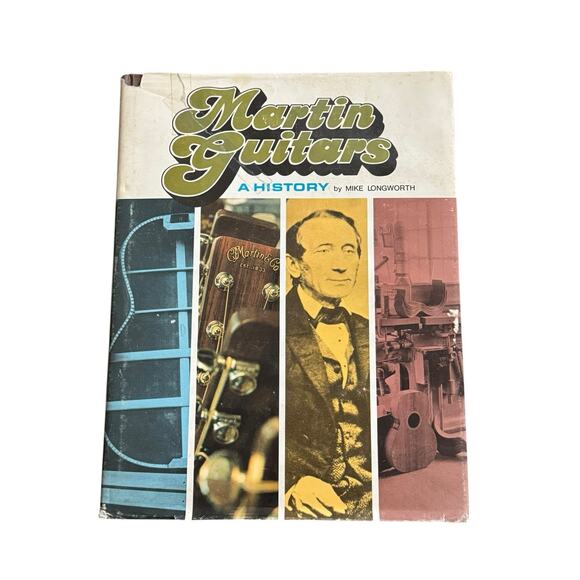 VTG Martin Guitars A History by Mike Longworth Music 1st Printing HC 1975 READ - Picture 1 of 11